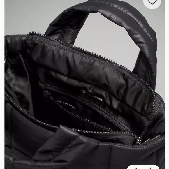 lululemon athletica Black Quilted Tote - Picture 4 of 5
